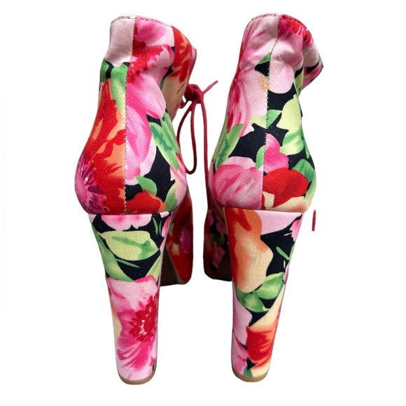 Jeffrey Campbell Floral Lita-Fab Platform heels boots. Sz.7 - Picture 4 of 9
